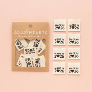 Made in 2026 Sew-In Quilt Label