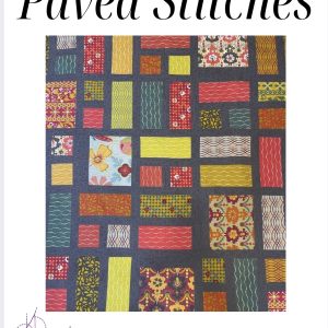 Paved Stitches PDF Quilt Pattern – Instant Download Modern Quilt Design 60 x 60 Fat Quarter Friendly Quilt