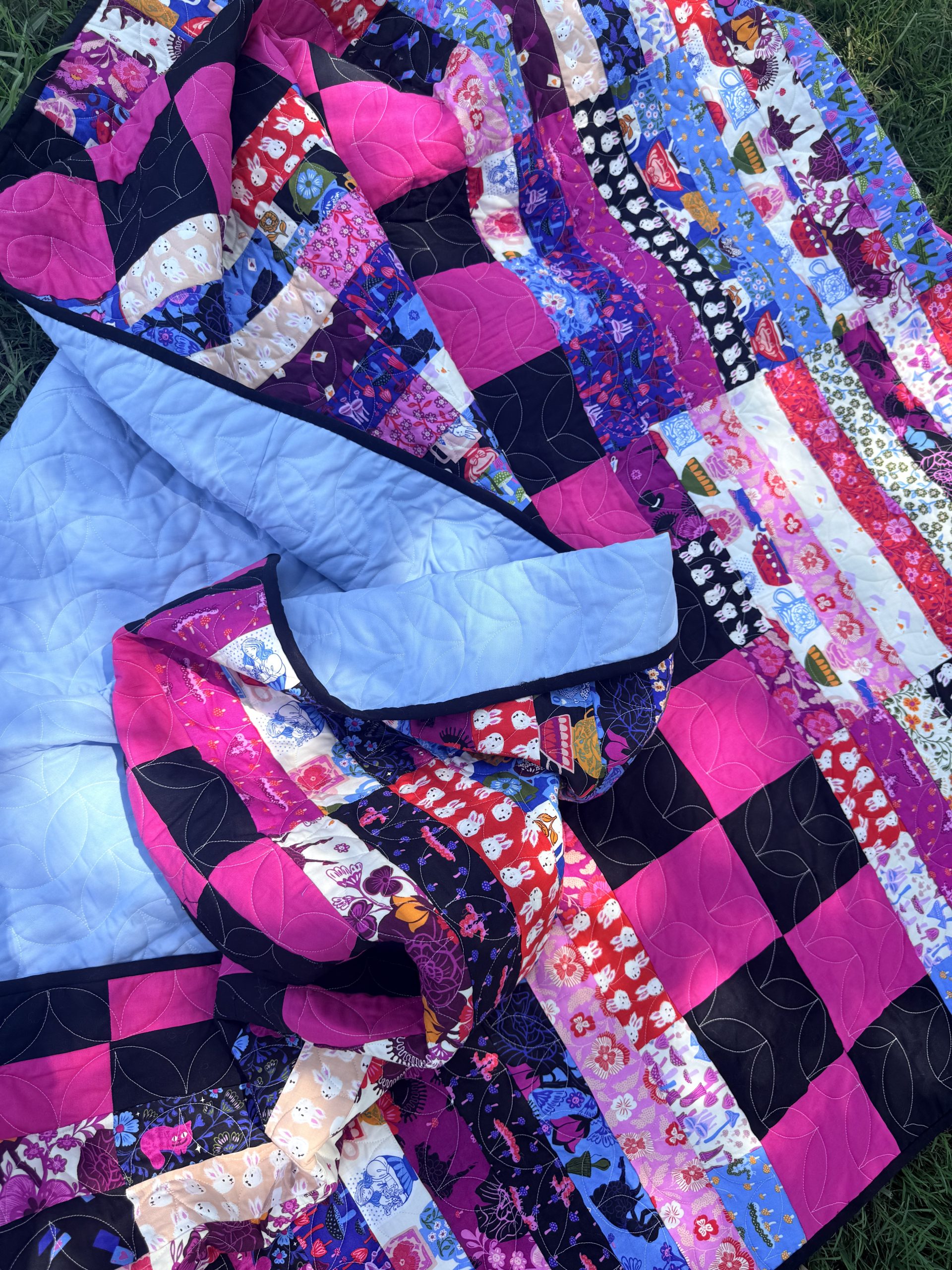 Static: a Jelly Roll Precut Quilt Design